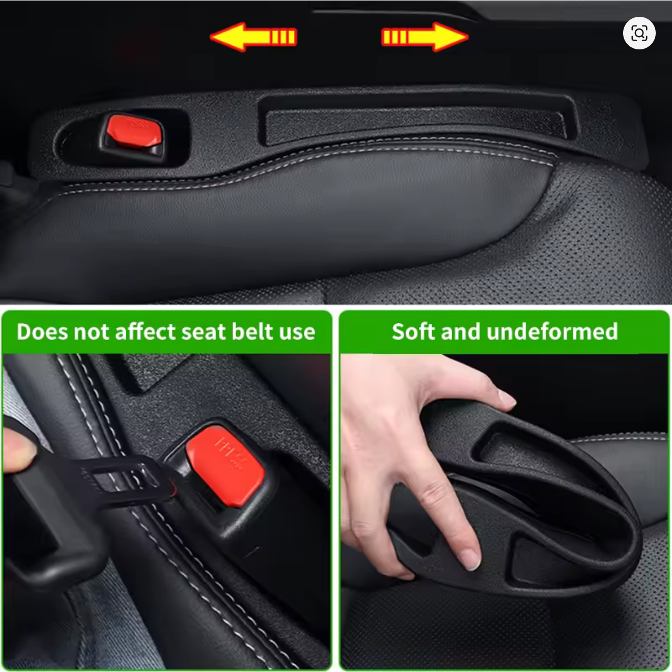 Front Seat Gap Filler Storage for 2024+ Toyota Land Cruiser 250 Prado