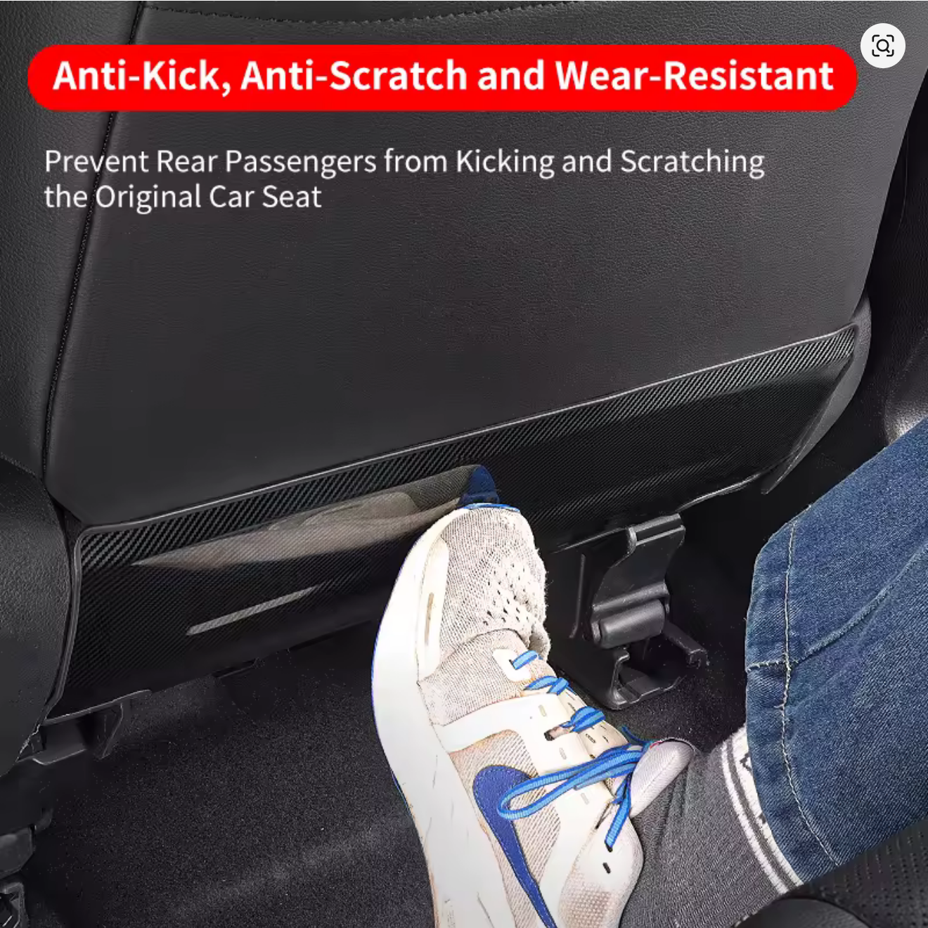 Back Seat Kick Plate Protector for 2024+ Toyota Land Cruiser 250 Prado