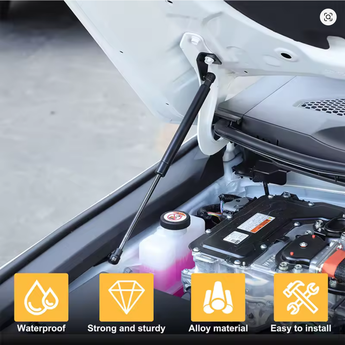 Hydraulic Hood Lift for 2024+ Toyota Land Cruiser 250 Prado